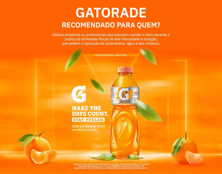GATORADE. Projeto publicado no Behance.