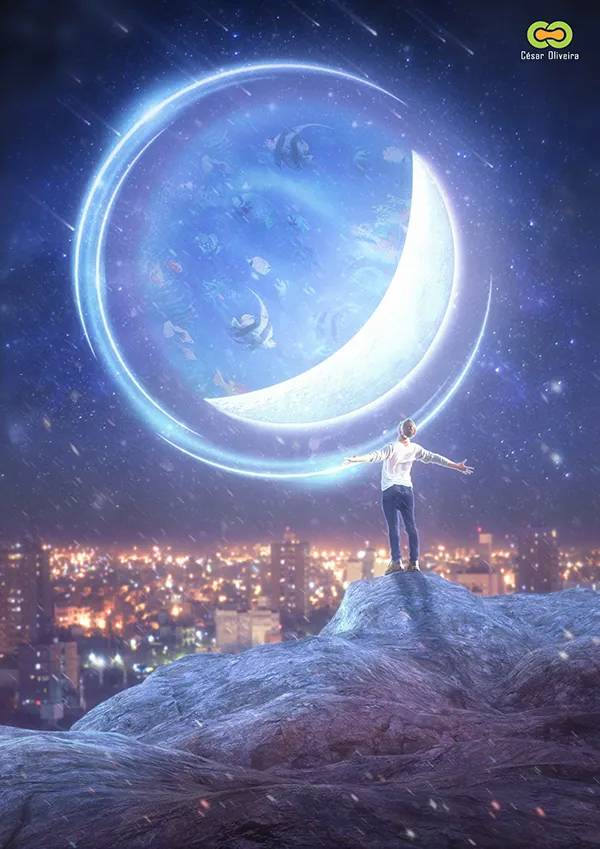 MAGIC MOON. Projeto publicado no Behance.
