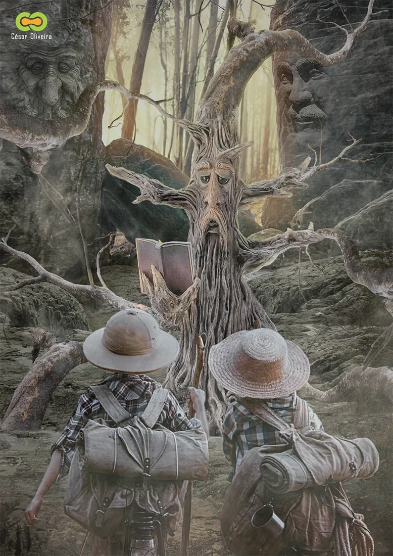 THE FOREST. Projeto publicado no Behance.